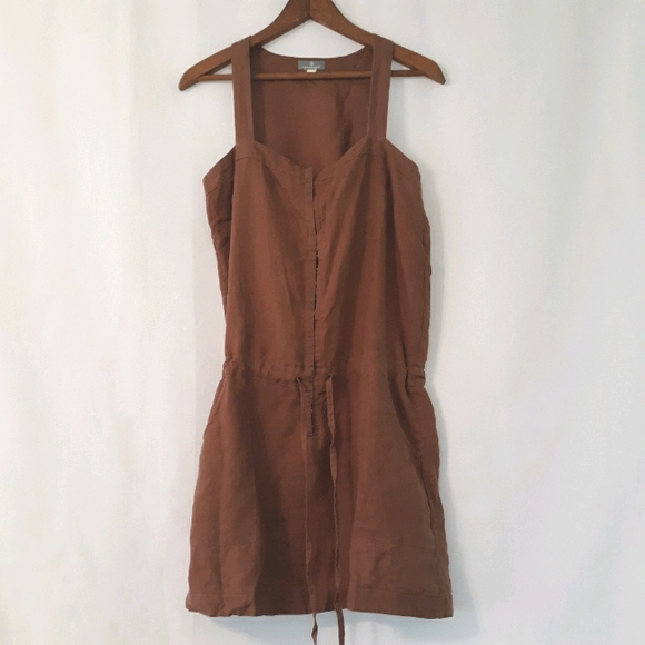 nafna Dresses & Skirts - Nafnaf earthy linen dress